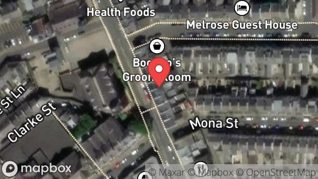 Map showing WHILO, 70, BUCKS ROAD, DOUGLAS, ISLE OF MAN, IM1 3AF