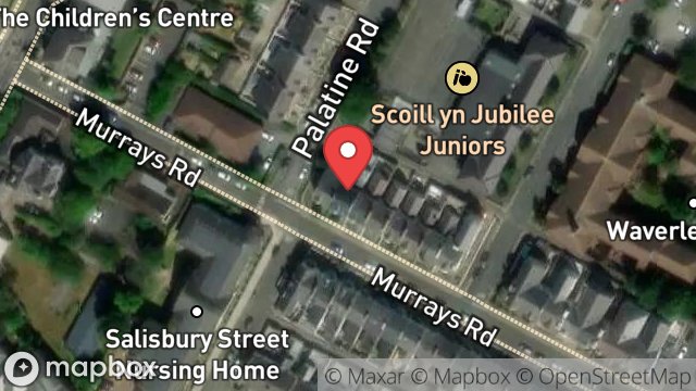 Map showing 66, MURRAYS ROAD, DOUGLAS, ISLE OF MAN, IM2 3HN