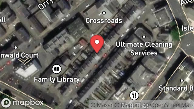 Map showing 30, PRINCES STREET, DOUGLAS, ISLE OF MAN, IM1 1BD