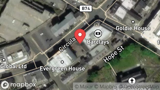 Map showing 37, CIRCULAR ROAD, DOUGLAS, ISLE OF MAN, IM1 1AD