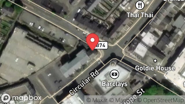 Map showing MOMENTUM PENSIONS, GROUND FLOOR, WESTMORELAND HOUSE, 32, CIRCULAR ROAD, DOUGLAS, ISLE OF MAN, IM1 1AE