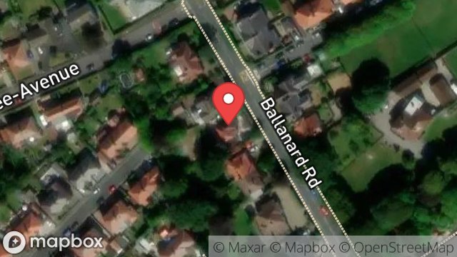 Map showing 11, BALLANARD ROAD, DOUGLAS, ISLE OF MAN, IM2 5HP