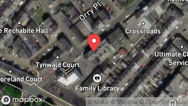Map showing 33, TYNWALD STREET, DOUGLAS, ISLE OF MAN, IM1 1BQ