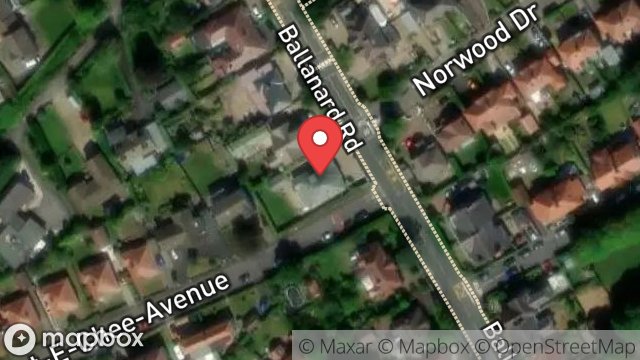 Map showing 19, BALLANARD ROAD, DOUGLAS, ISLE OF MAN, IM2 5HA