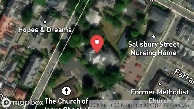 Map showing AFRICA HOUSE, WOODBOURNE ROAD, DOUGLAS, ISLE OF MAN, IM2 3AP
