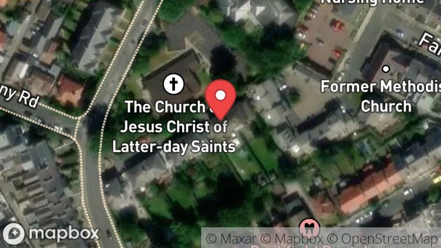 Map showing 6, WOODSIDE TERRACE, DOUGLAS, ISLE OF MAN, IM2 3AH