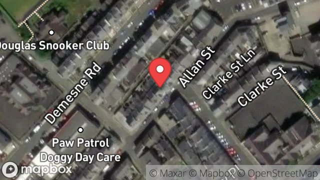 Map showing 30, ALLAN STREET, DOUGLAS, ISLE OF MAN, IM1 3DH