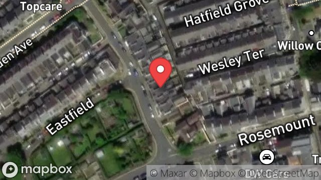 Map showing 3, MOUNT BRADDA, DOUGLAS, ISLE OF MAN, IM1 4AR