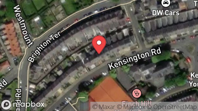 Map showing 21, KENSINGTON ROAD, DOUGLAS, ISLE OF MAN, IM1 3EP