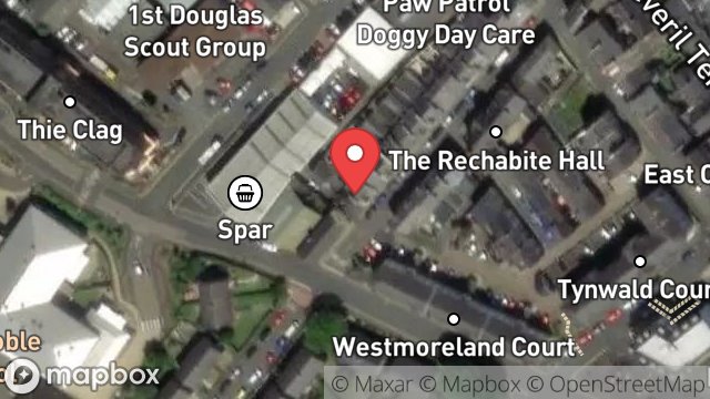 Map showing 76, ALLAN STREET, DOUGLAS, ISLE OF MAN, IM1 3DR
