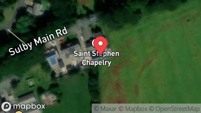Map showing WREN COTTAGE, MAIN ROAD, SULBY, ISLE OF MAN, IM7 2HP