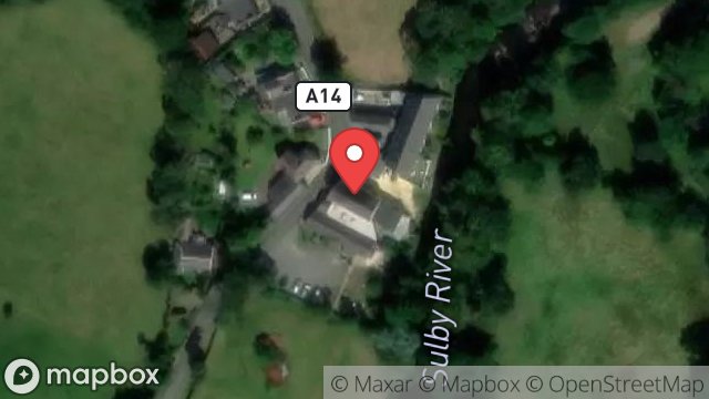 Map showing THE MILL, SULBY GLEN, SULBY, ISLE OF MAN, IM7 2BB