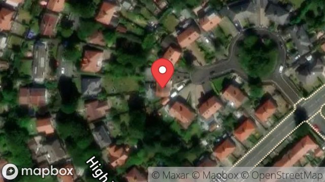 Map showing 14, INNER CIRCLE, DOUGLAS, ISLE OF MAN, IM2 5BE