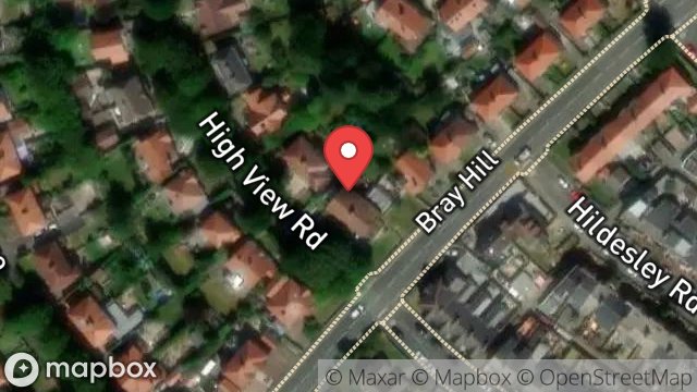 Map showing 4, HIGH VIEW ROAD, DOUGLAS, ISLE OF MAN, IM2 5BQ