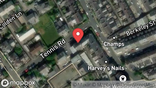 Map showing IVYDENE, 3, TENNIS ROAD, DOUGLAS, ISLE OF MAN, IM2 3LW