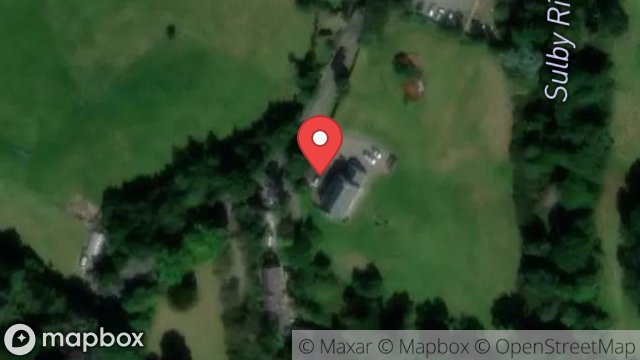 Map showing HILL VIEW, SULBY GLEN, SULBY, ISLE OF MAN, IM7 2BB