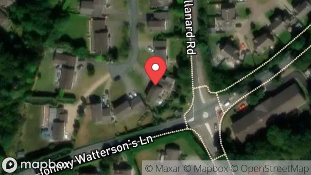 Map showing 11, THE ABBEY WOODS, DOUGLAS, ISLE OF MAN, IM2 5PL