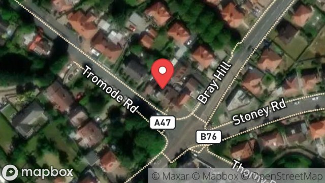 Map showing ANTHONY VILLA, TROMODE ROAD, DOUGLAS, ISLE OF MAN, IM2 5EH