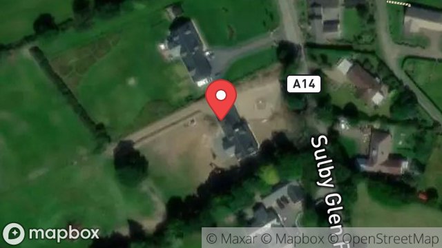 Map showing VOLLEY VIEW, SULBY GLEN, SULBY, ISLE OF MAN, IM7 2AZ