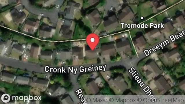 Map showing 59, CRONK NY GREINEY, DOUGLAS, ISLE OF MAN, IM2 5LH