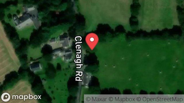 Map showing FIELD 134209, CLANAGH ROAD, SULBY, ISLE OF MAN, IM7 3AD