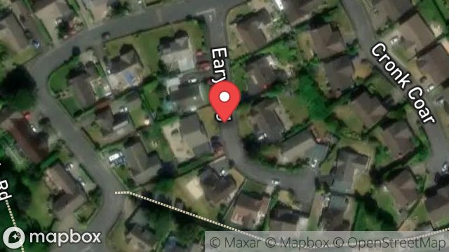 Map showing STREET RECORD, EARY VEG, DOUGLAS, ISLE OF MAN, IM2 5LZ