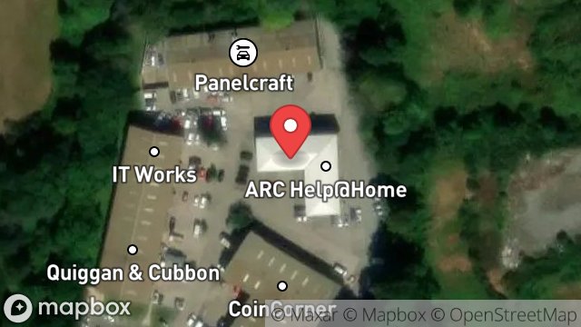 Map showing UNIT 17, TROMODE ESTATE, CARRS LANE, TROMODE, DOUGLAS, ISLE OF MAN, IM4 4RG