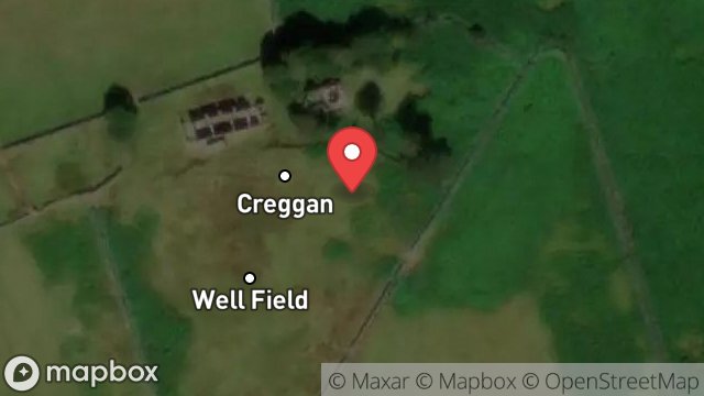 Map showing THE CREGGAN AND 54 ACRES OF LAND AT THOLT Y WILL, THOLT Y WILL ROAD, THOLT Y WILL, SULBY, ISLE OF MAN, IM7 2BF