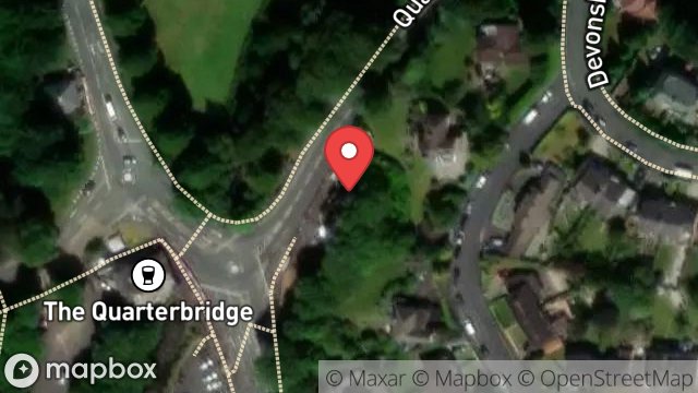 Map showing THE NOOK APARTMENT, QUARTERBRIDGE, DOUGLAS, ISLE OF MAN, IM1 5EG