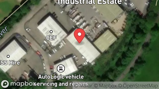 Map showing UNIT 4 B, MIDDLE RIVER INDUSTRIAL ESTATE, DOUGLAS, ISLE OF MAN, IM2 1AL