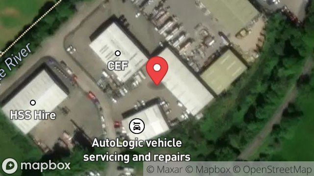 Map showing PLOT 6A, MIDDLE RIVER INDUSTRIAL ESTATE, DOUGLAS, ISLE OF MAN, IM2 1AL