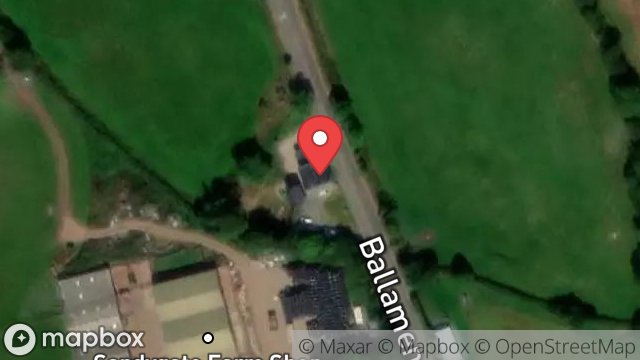 Map showing BROOKHOUSE, JURBY ROAD, SANDYGATE, RAMSEY, ISLE OF MAN, IM7 3AG