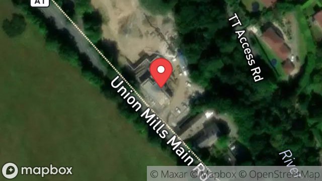 Map showing OFFICE WORKSHOP & PREMISES, PEEL ROAD, BRADDAN, DOUGLAS, ISLE OF MAN, IM4 4LE