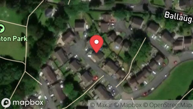 Map showing 24, HARCROFT MEADOW, NEW CASTLETOWN ROAD, DOUGLAS, ISLE OF MAN, IM2 1JS