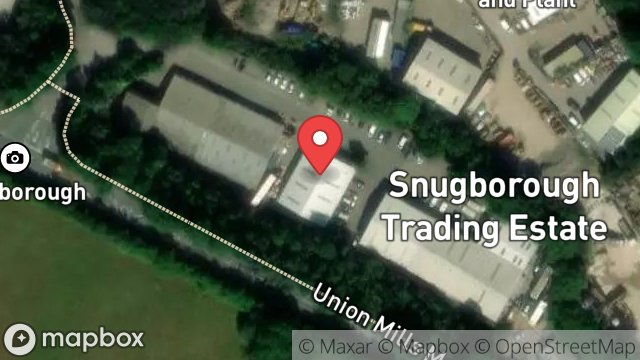 Map showing UNIT 18A, SNUGBOROUGH TRADING ESTATE, UNION MILLS, ISLE OF MAN, IM4 4LG