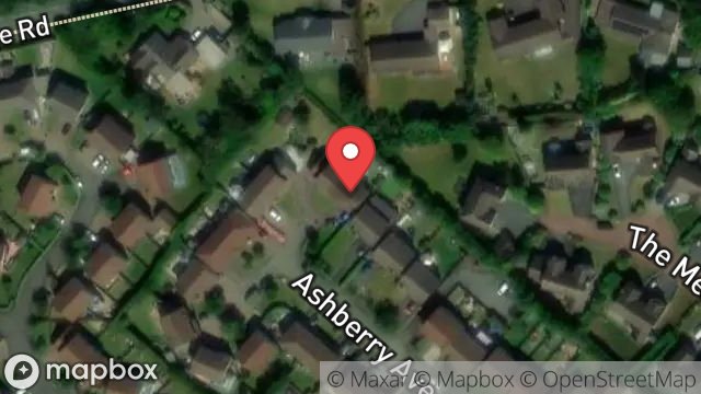 Map showing 36, ASHBERRY AVENUE, DOUGLAS, ISLE OF MAN, IM2 1PX