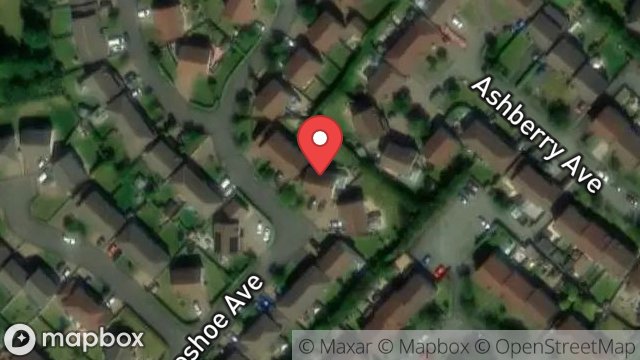 Map showing 23, HORSESHOE AVENUE, DOUGLAS, ISLE OF MAN, IM2 1QT