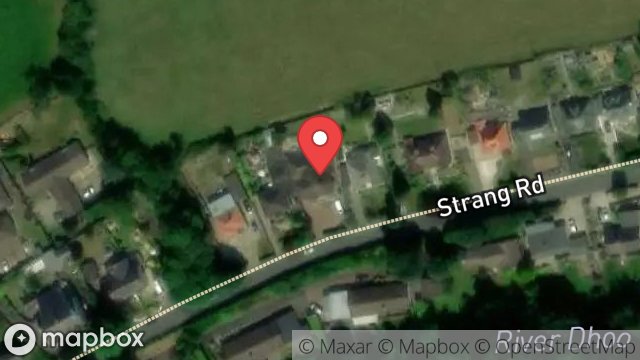 Map showing RAVENSDALE, STRANG ROAD, UNION MILLS, ISLE OF MAN, IM4 4NW