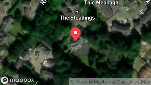 Map showing FARMHILL MANOR, FARMHILL LANE, DOUGLAS, ISLE OF MAN, IM2 2EF