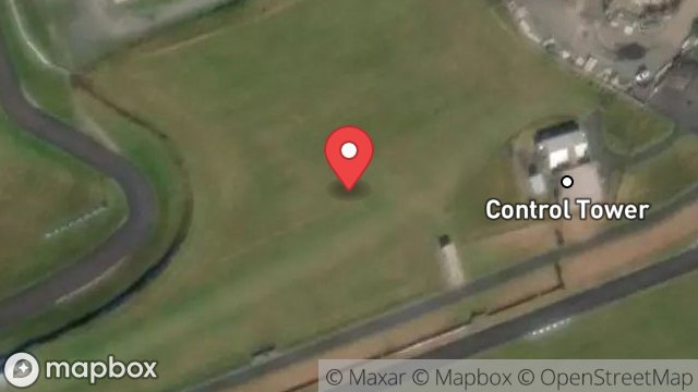 Map showing LAND ADJACENT TO CONTROL TOWER - JURBY AIRFIELD, JURBY INDUSTRIAL ESTATE, JURBY, ISLE OF MAN, IM7 3BD