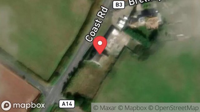 Map showing PALM COURT, COAST ROAD, JURBY, ISLE OF MAN, IM7 3ET
