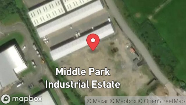 Map showing RECYCLING COMPOUND, KEWAIGUE, BRADDAN, DOUGLAS, ISLE OF MAN, IM4 1JL