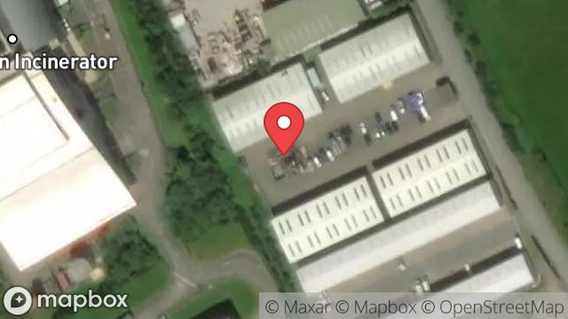 Map showing INDUSTRIAL STARTER UNITS MIDDLE FARM, RICHMOND HILL, DOUGLAS, ISLE OF MAN, IM4 1JL