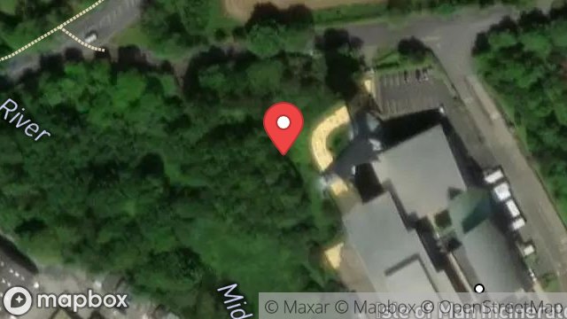 Map showing PULVERISATION PLANT, RICHMOND HILL, DOUGLAS, ISLE OF MAN, IM4 1JH