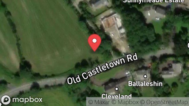 Map showing NEW PROPERTY ADJ TO CLEVELAND, QUINES HILL, PORT SODERICK, ISLE OF MAN, IM4 1AY