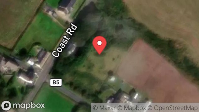 Map showing LAND ADJACENT TO JURBY WEST CROSSROADS, POSTAL LOCALITY, JURBY WEST, ISLE OF MAN, IM7 3AY