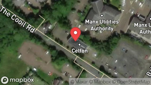 Map showing FIELD 521888, COOIL ROAD, DOUGLAS, ISLE OF MAN, IM2 2QZ