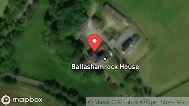 Map showing BALLASHAMROCK FARMHOUSE, PORT SODERICK GLEN, PORT SODERICK, ISLE OF MAN, IM4 1BE