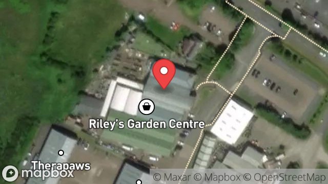 Map showing RILEYS GARDEN CENTRE, COOIL ROAD, DOUGLAS, ISLE OF MAN, IM4 2AF