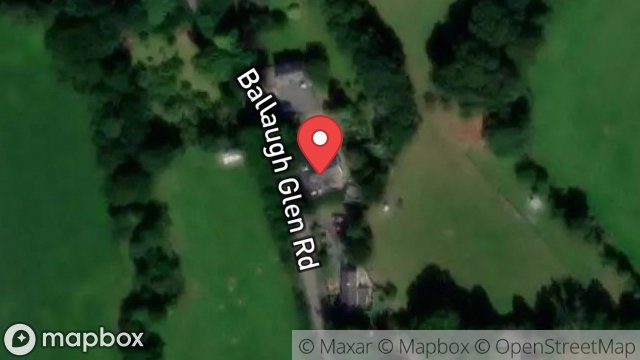 Map showing CARMODIL BEG COTTAGE, GLEN ROAD, BALLAUGH, ISLE OF MAN, IM7 5JE